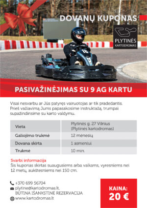 Pasivažinėjimas su 9 AG kartu